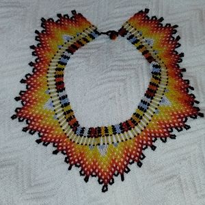 Native American style Necklace or collar.